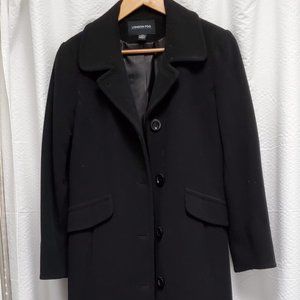 London Fog Long Wool/Nylon/Cashmere Coat
